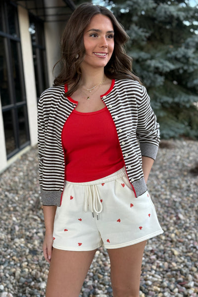 Feel The Love Fleece Shorts