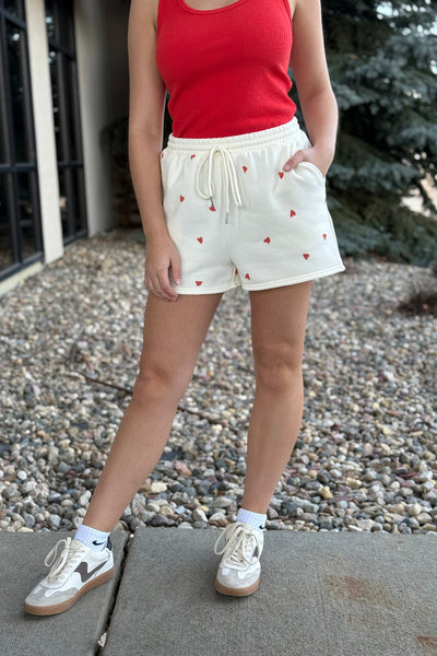 Feel The Love Fleece Shorts
