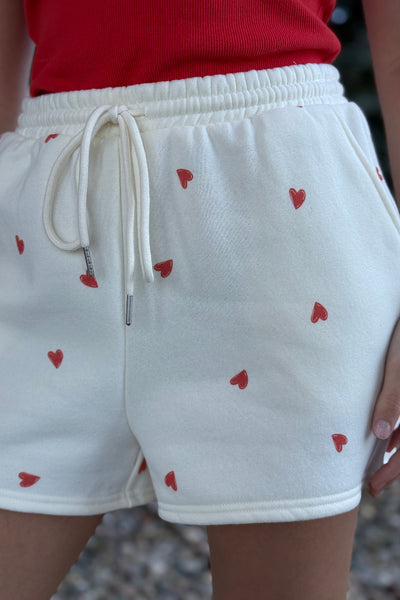Feel The Love Fleece Shorts