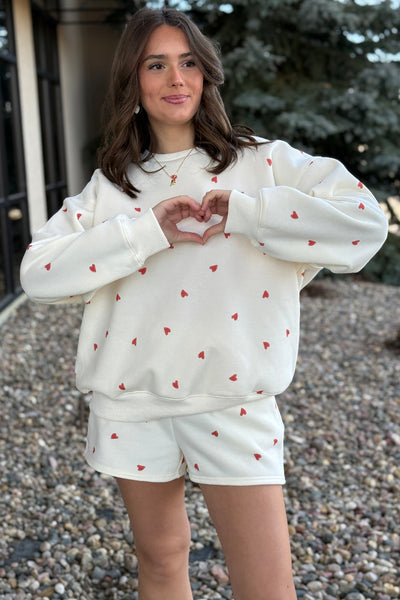 Feel The Love Fleece Sweatshirt