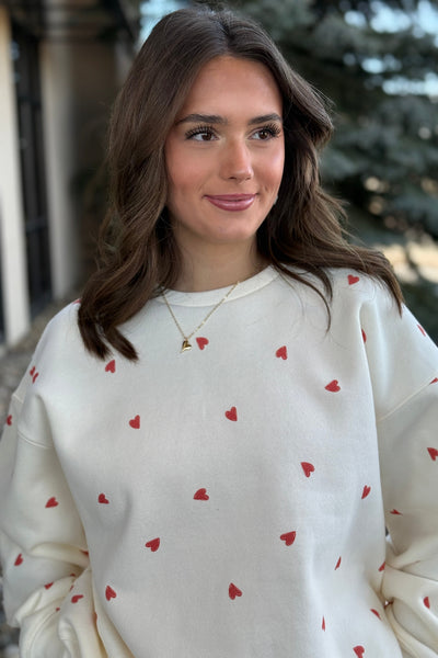 Feel The Love Fleece Sweatshirt