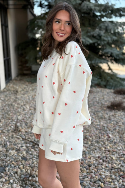 Feel The Love Fleece Sweatshirt