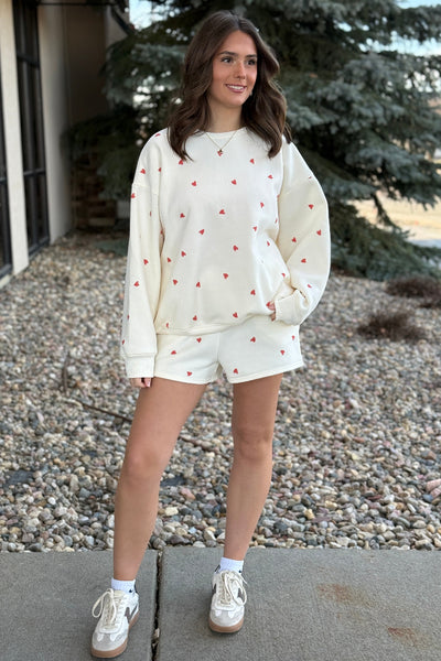 Feel The Love Fleece Sweatshirt