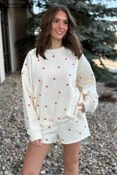 Feel The Love Fleece Sweatshirt