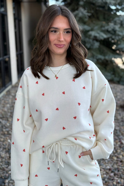 Feel The Love Fleece Sweatshirt