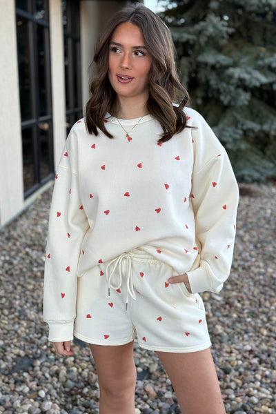 Feel The Love Fleece Sweatshirt