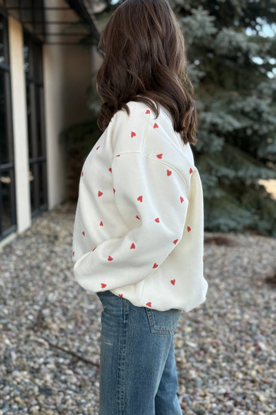 Feel The Love Fleece Sweatshirt