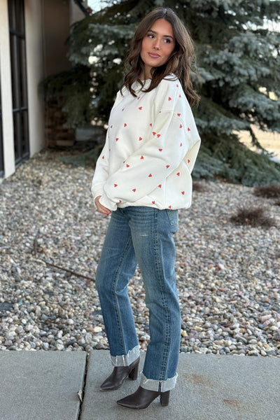 Feel The Love Fleece Sweatshirt