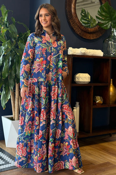 .Kiara Maxi Dress, Multi Floral