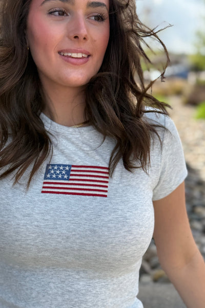Stars & Stripes Baby Doll Tee