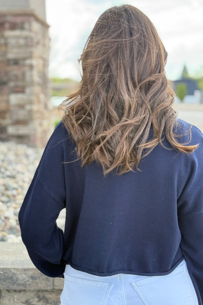USA Cropped Sweater