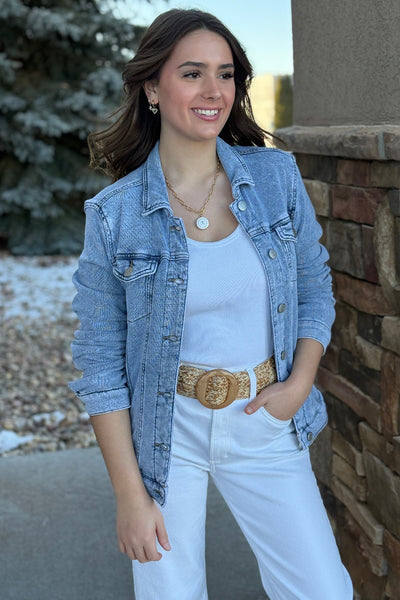 Reagen Knit Trucker Jacket