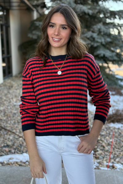Emily Striped Crew