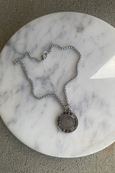 Longhorn Coin Pendant