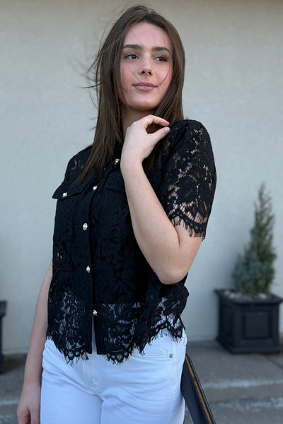 Freya Lace Top - RUST & Co.