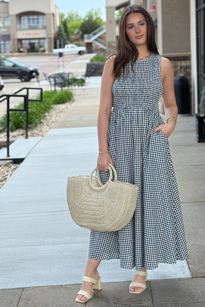 Ava Gingham Dress