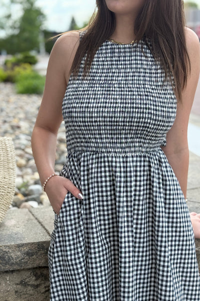 Ava Gingham Dress