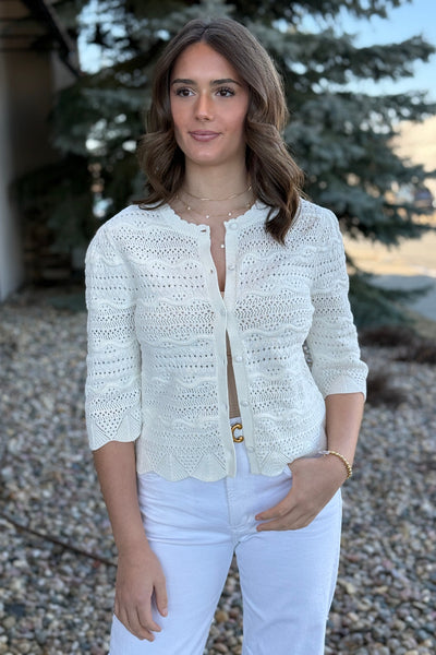 Tessa Organic Cotton Cardigan - RUST & Co.