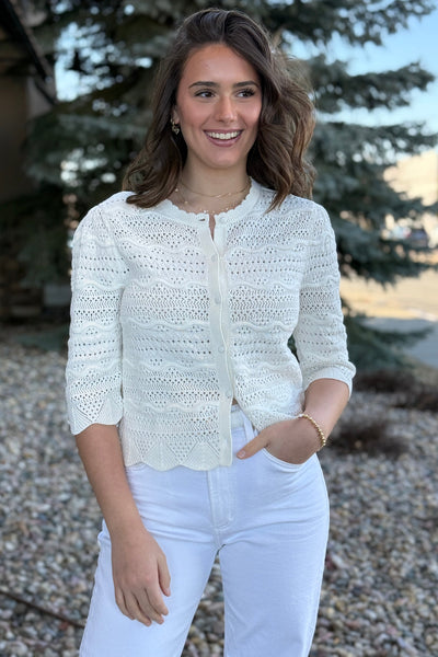 Tessa Organic Cotton Cardigan - RUST & Co.