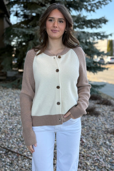 Danica Color Blocked Raglan Cardigan - RUST & Co.