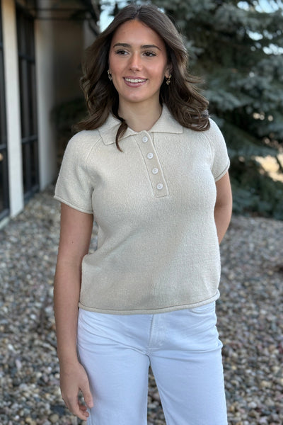 Gina Sweater Polo - RUST & Co.