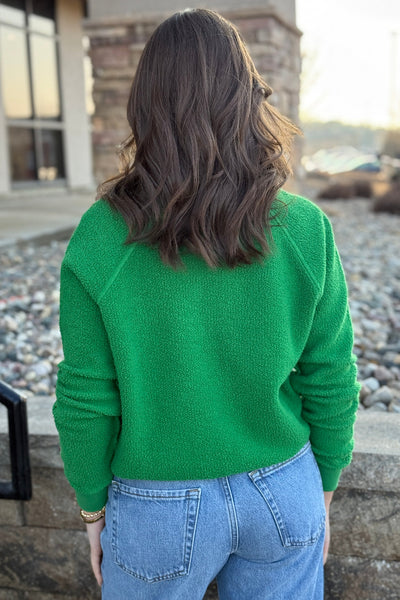 PWT Ziggy Reverse Fleece Sweatshirt, Grass