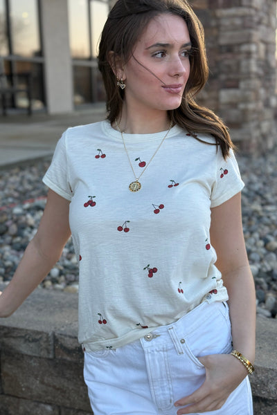 Rag & Bone Cherry Graphic Tee