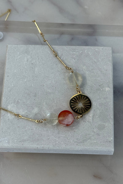 .Tequila Sunrise Necklace