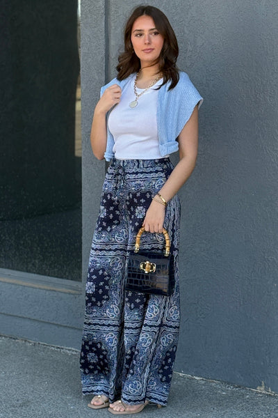 Sierra Bandana Print Pants