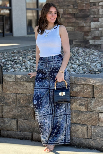 Sierra Bandana Print Pants