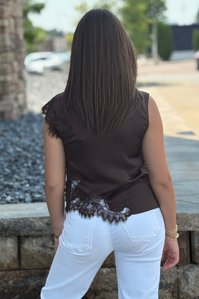Jolie Lace Trim Top