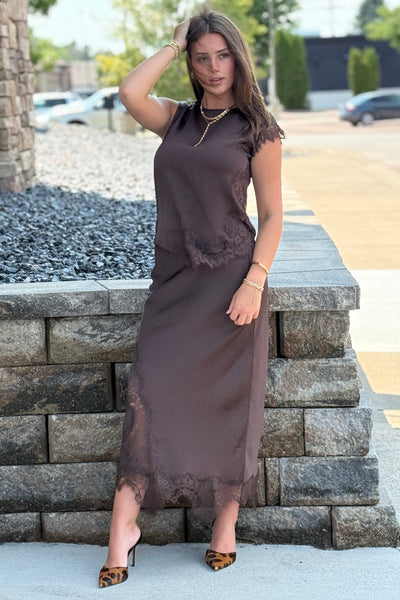 Jolie Lace Trim Top