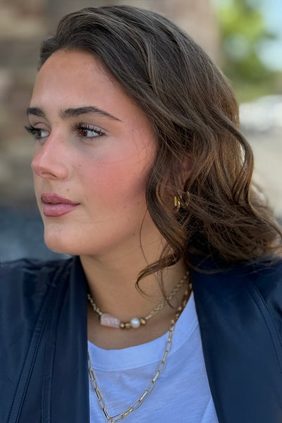 Meridian Rose Quartz Necklace