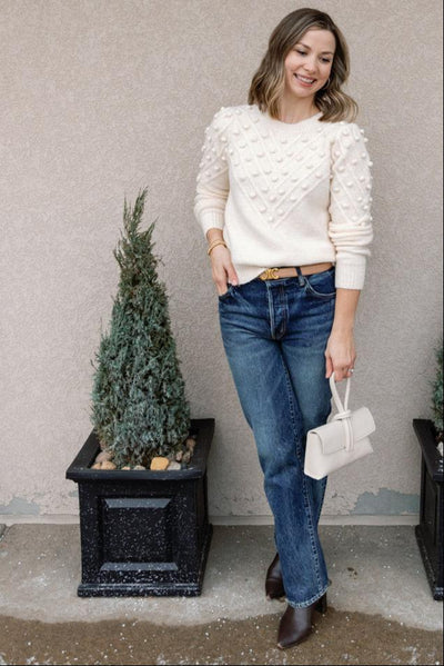 Marcy Pom Sweater