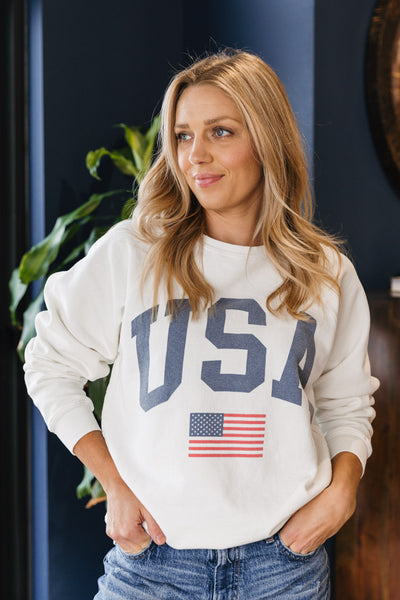 Retro USA Sweatshirt - RUST & Co.