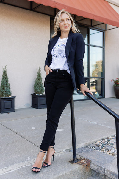 Veronica Beard Scuba Dickey Jacket, Black