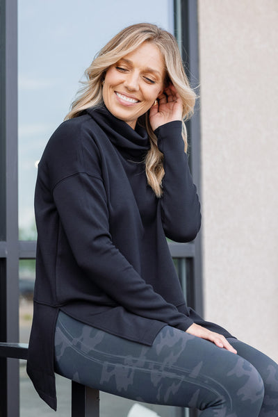 Spanx Air Essentials Tunic T-neck, Black