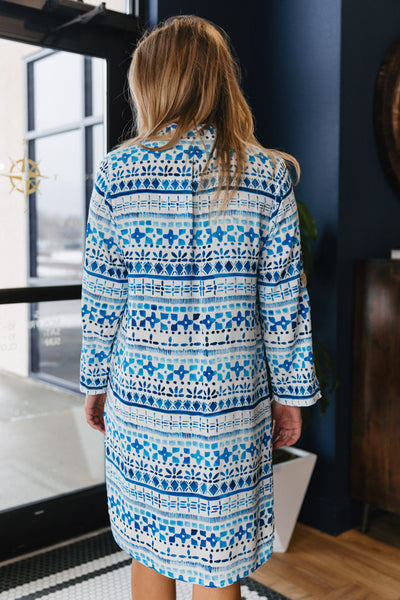 Darcy Dress, Blue Lagoon