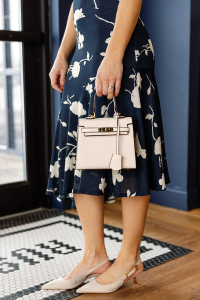 Janie Hand Bag, Ivory