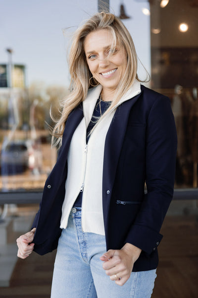Veronica Beard Cashmere Uptown Dickey, Ivory