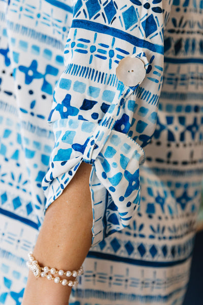 Darcy Dress, Blue Lagoon