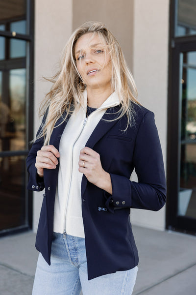 Veronica Beard Cashmere Uptown Dickey, Ivory