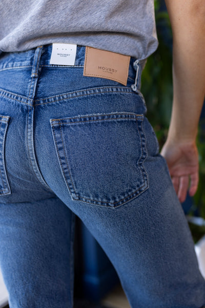 Moussy MV Foxwood Straight Jeans, SIZE 28