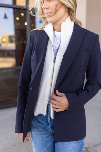 Veronica Beard Cashmere Uptown Dickey, Ivory