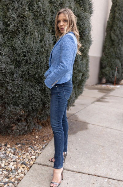 Veronica Beard Hosanna Tweed Dickey Jacket