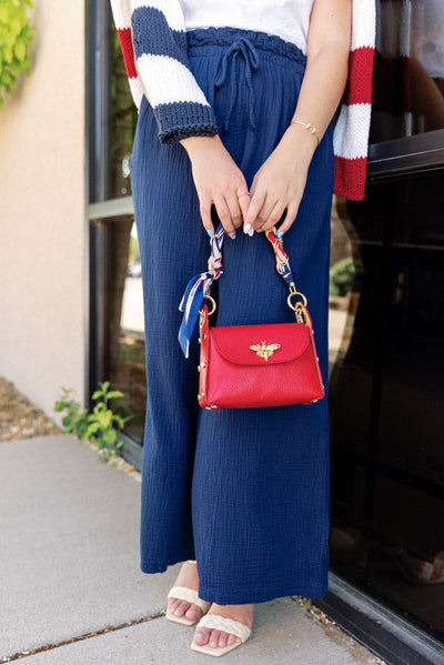 Calhoun Wide Leg Cotton Gauze Pants