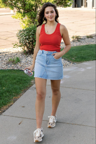 Perfect White Tee Blondie Tank