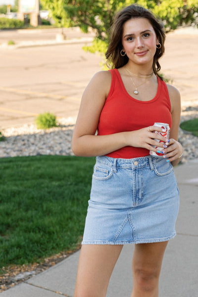 Perfect White Tee Blondie Tank