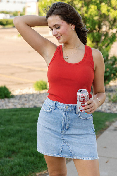 Perfect White Tee Blondie Tank