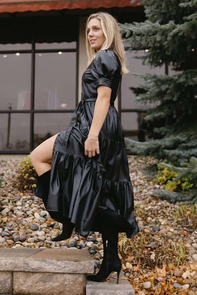 Valencia Faux Leather Dress